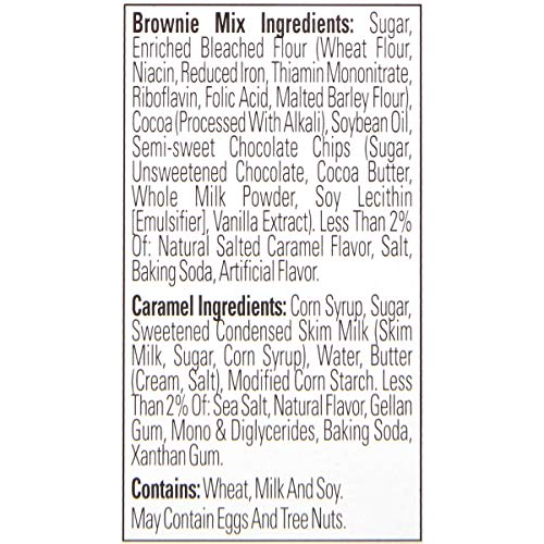 Ghirardelli Salted Caramel Brownie, 16-Ounce Boxes Pack Of 12