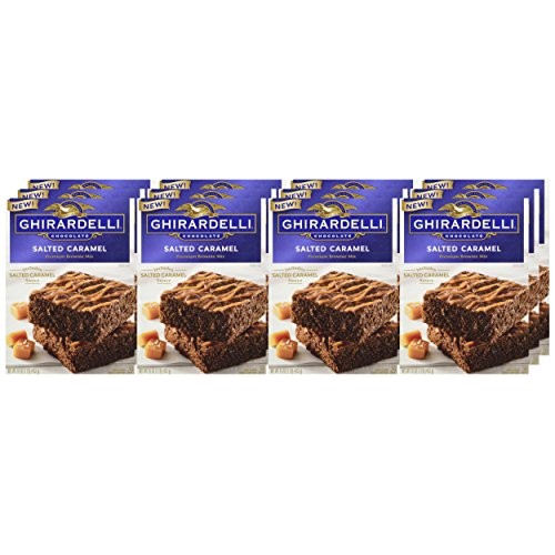 Ghirardelli Salted Caramel Brownie, 16-Ounce Boxes Pack Of 12