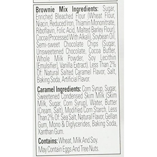 Ghirardelli Salted Caramel Brownie, 16-Ounce Boxes Pack Of 12