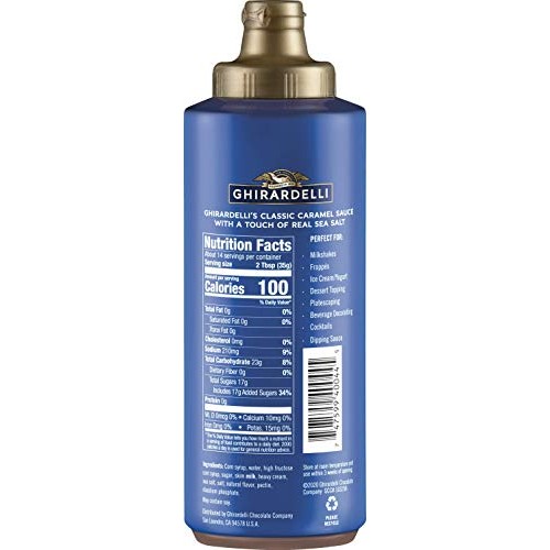 Ghirardelli - Sea Salt Caramel And White Chocolate Flavored Sauc