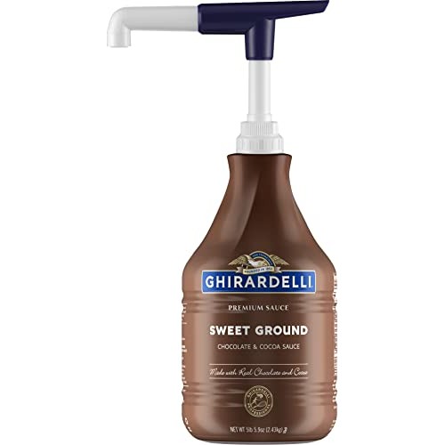 Ghirardelli Sweet Ground Chocolate & Cocoa Sauce 85.9 Ounce with...