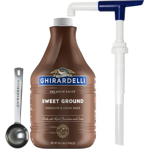 Ghirardelli Sweet Ground Chocolate & Cocoa Sauce 85.9 Ounce with...