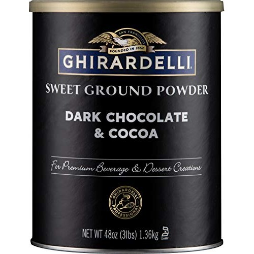 Ghirardelli Sweet Ground Dark Chocolate & Cocoa Powder, 3 Pound ...