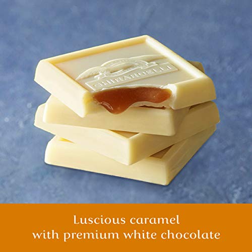 GHIRARDELLI White Chocolate Caramel Squares, 5 Oz Bag Pack of 6