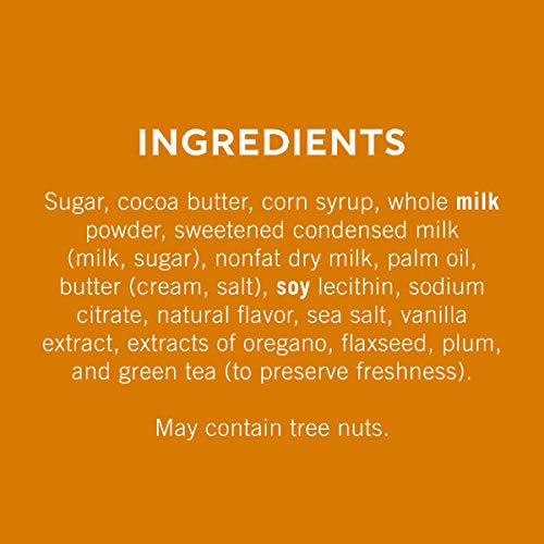 GHIRARDELLI White Chocolate Caramel Squares, 5 Oz Bag Pack of 6