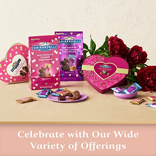 GHIRARDELLI White Chocolate Creme Brulee Duet Hearts, Chocolate ...