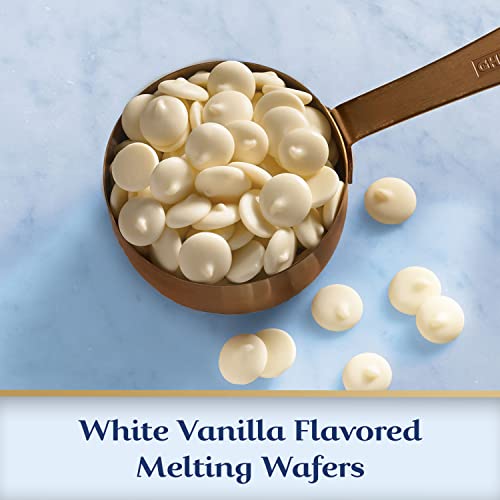 Ghirardelli White Vanilla Flavored Melting Wafers, 10 OZ Bag 6 ...