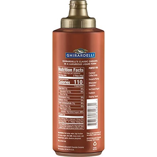 Ghirardelli - 17 Ounce Caramel, 16 Ounce Chocolate Sauce Squeeze