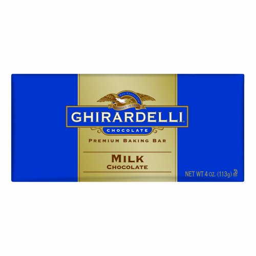 Ghirardelli Chocolate Baking Bar, Milk Chocolate, 4-Ounce Bars