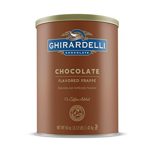 Ghirardelli Chocolate Frappe, Double Chocolate, 50-Ounce Can