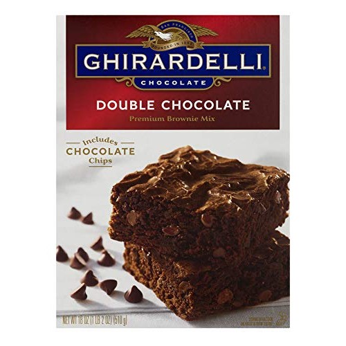 Ghirardelli, Chocolate Double Chocolate Brownie Mix, 18Oz Box P