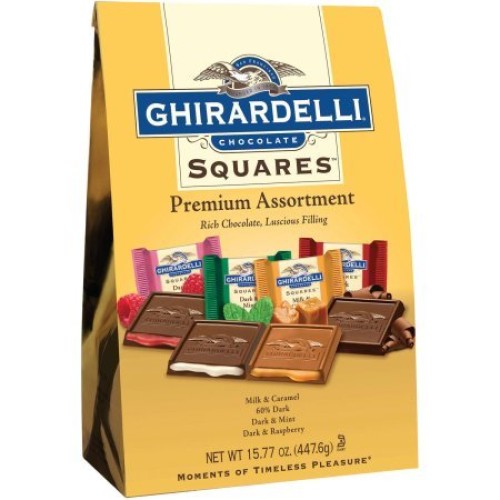 Ghirardelli Premium Assortment Chocolate Squares 15.77 Oz Wlm