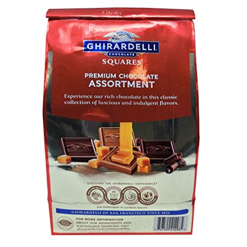 Ghirardelli Assorted Squares Chocolates Net Wt 23.8 Ounce ,