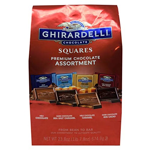 Ghirardelli Assorted Squares Chocolates Net Wt 23.8 Ounce ,