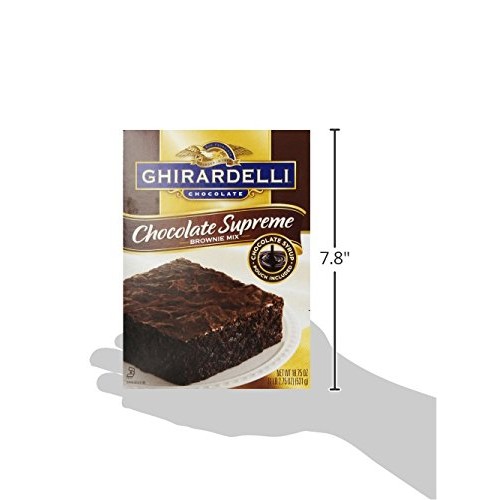 Ghirardelli Brownie Mix, Chocolate Supreme, 18.75 Oz