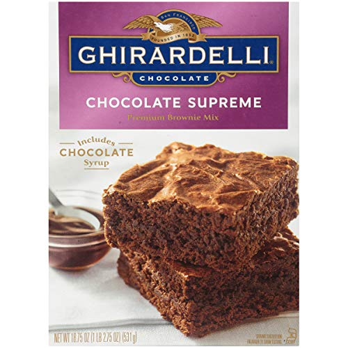 Ghirardelli Brownie Mix, Chocolate Supreme, 18.75 Oz