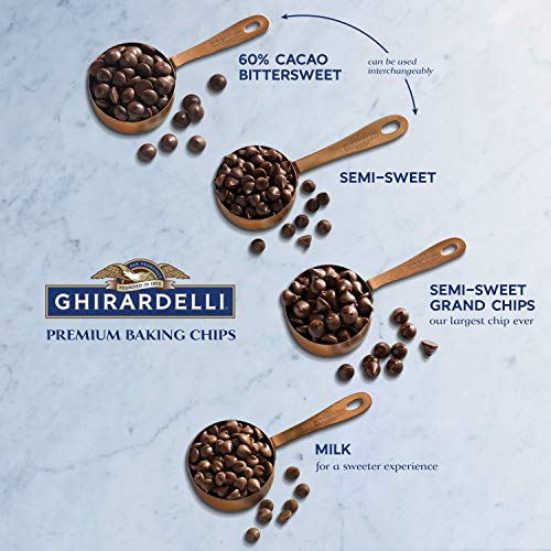 Ghirardelli Chocolate Baking Chips, Bittersweet Chocolate, 10 Oz