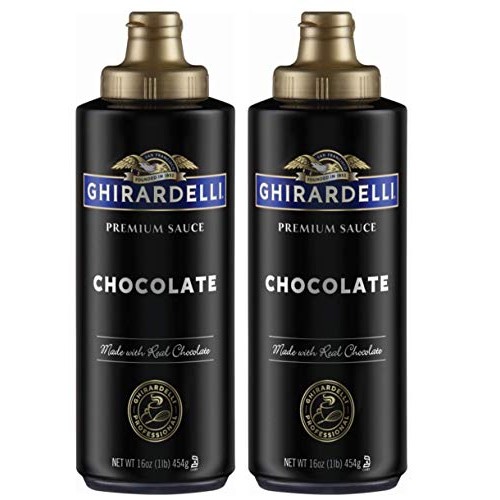 Ghirardelli Chocolate Sauce, Black Label 16Oz Squeeze Bottle Pa