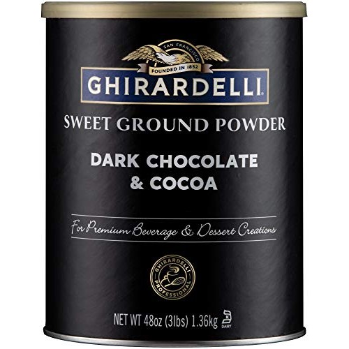Ghirardelli Dark Chocolate & Cocoa - Sweet Ground Powder, 3 lb