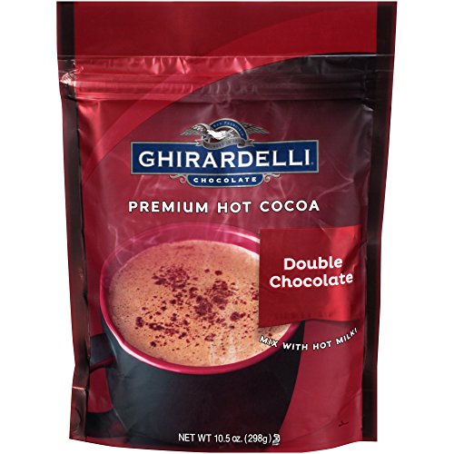 Ghirardelli Double Chocolate Premium Hot Cocoa, 10.5 Ounce Pack