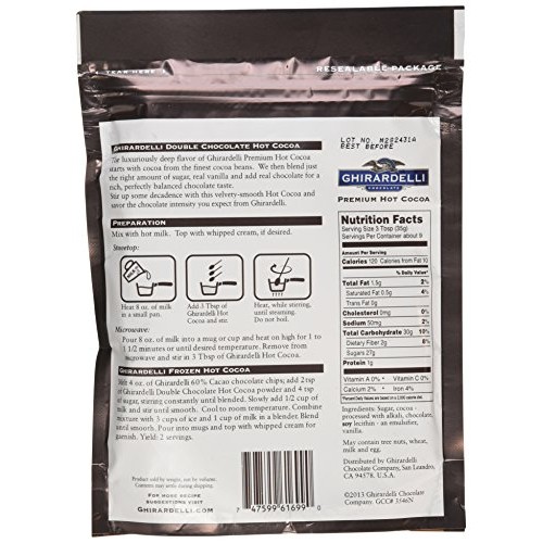 Ghirardelli Hot Cocoa Mix Double, 10.5 Oz, Pack Of 3