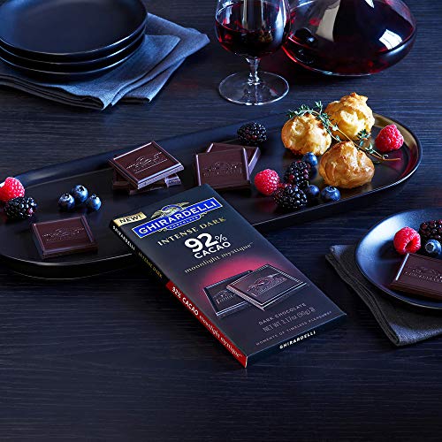 Ghirardelli Intense Dark Chocolate Squares, 92% Cacao Moonlight