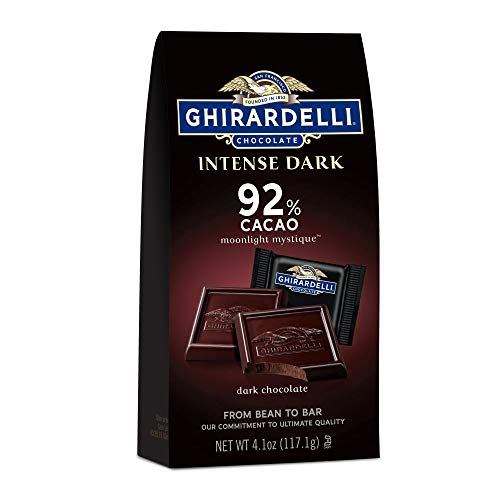 Ghirardelli Intense Dark Chocolate Squares, 92% Cacao Moonlight
