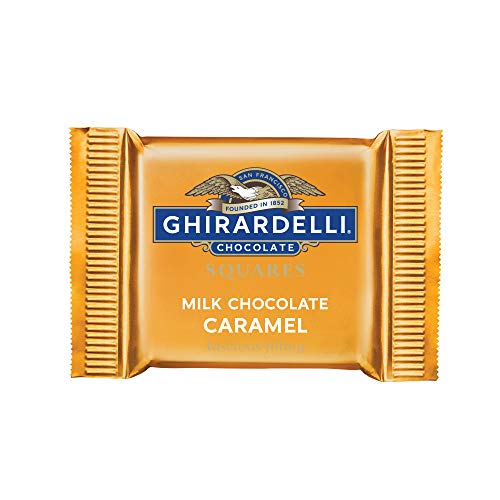 Ghirardelli Milk &Amp; Caramel Chocolate Squares, 0.53 Ounce, 50 Count