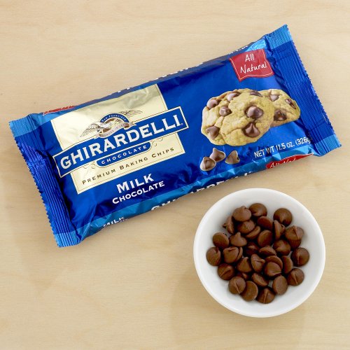 Ghirardelli Milk Chocolate Baking Chips 11.5 Oz. Pack Of 3