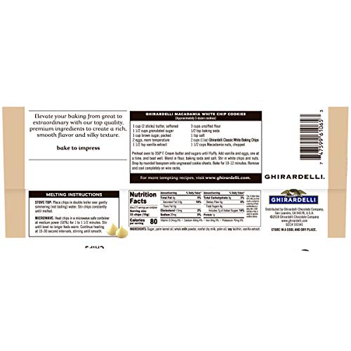 Ghirardelli Premium Baking Chips Bundle | Includes One Each Of M