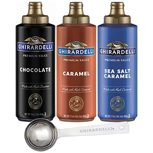 Ghirardelli - Sea Salt Caramel, Chocolate And Caramel Flavored S