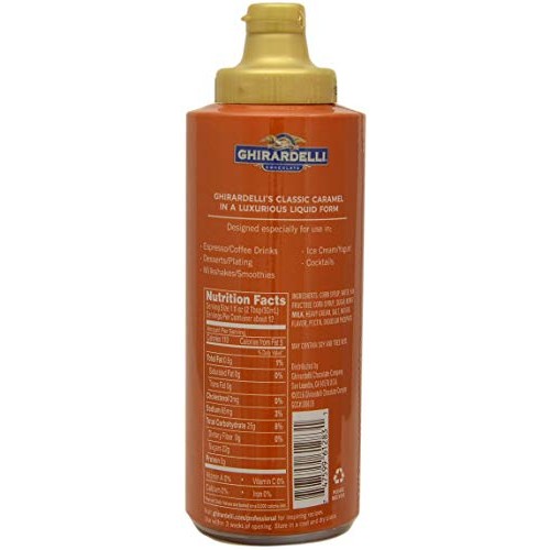 Ghirardelli Squeeze Bottles - Caramel, Chocolate &Amp; White Chocola