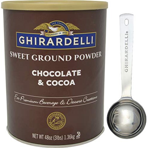 Ghirardelli - Sweet Ground Chocolate &Amp; Cocoa Gourmet Powder 3 Lb