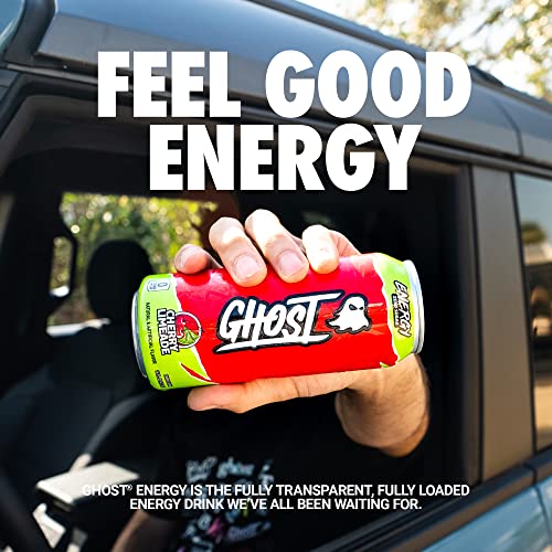 GHOST ENERGY Sugar-Free Energy Drink - 12-Pack, Cherry Limeade, ...