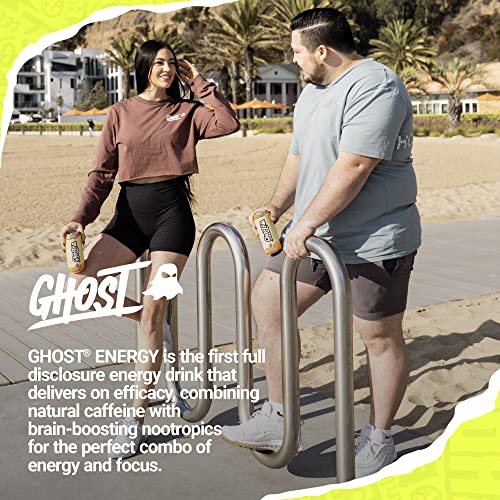 GHOST ENERGY Sugar-Free Energy Drink - 12-Pack, Orange Cream, 16...