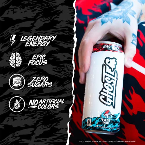 GHOST ENERGY x FAZE CLAN FAZE POP - Performance Energy Drink -...