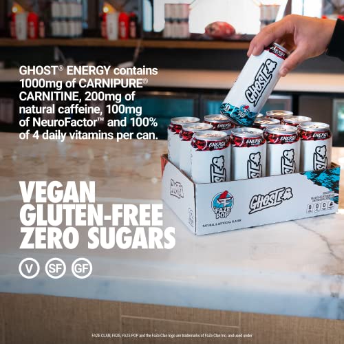 GHOST ENERGY x FAZE CLAN FAZE POP - Performance Energy Drink -...