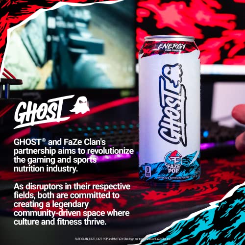 GHOST ENERGY x FAZE CLAN FAZE POP - Performance Energy Drink -...