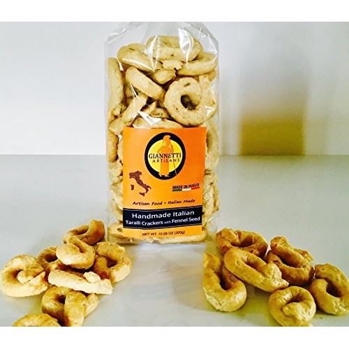 Giannetti Artisans Handmade Fennel Seed Taralli Crackers -Puglia