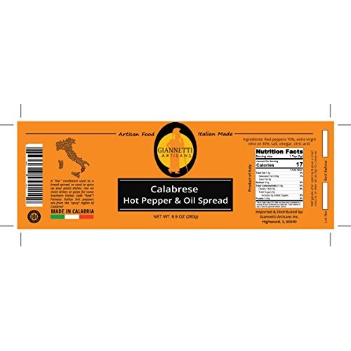 Giannetti Artisans Calabrian Hot Chili Pepper Spread - Artisan M