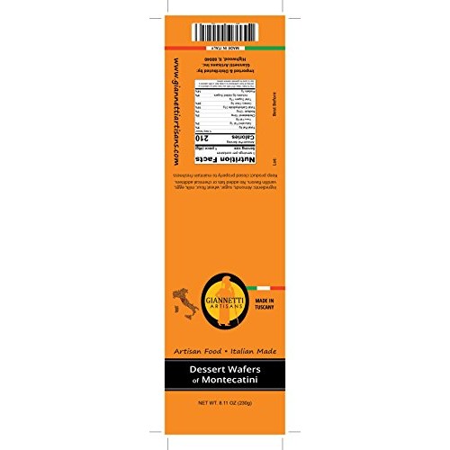 Giannetti Artisans Handmade Dessert Wafers - Cialde Di Montecati