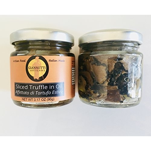 Giannetti Artisans Italian Sliced Black Truffles - Imported From