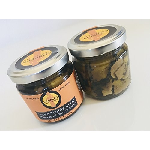 Giannetti Artisans Italian Sliced Black Truffles - Imported From