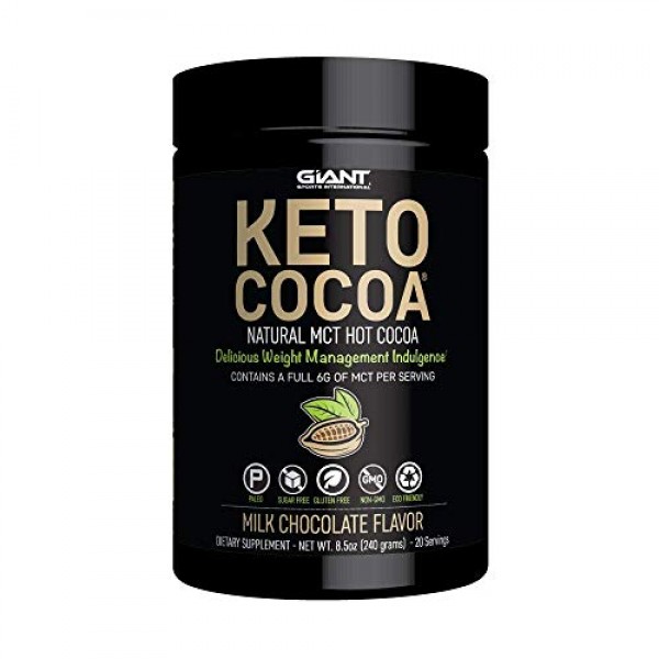 Keto Cocoa - Delicious Sugar Free Hot Chocolate Mix with 6g of M...