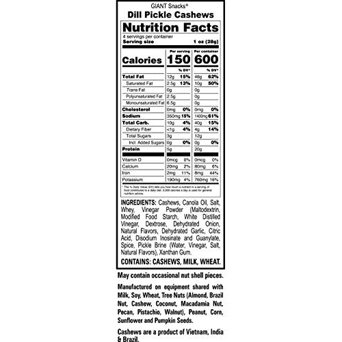 Giants Sunflower Seeds Dill Pickle Flavor, 5-Ounce Bags Pack Of