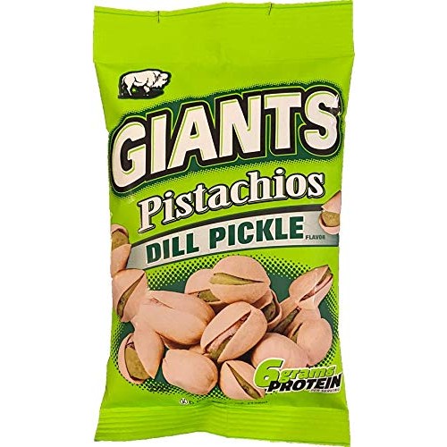 Giants Dill Pickle Pistachios - 4.5 Oz. Bags 6 Count Case