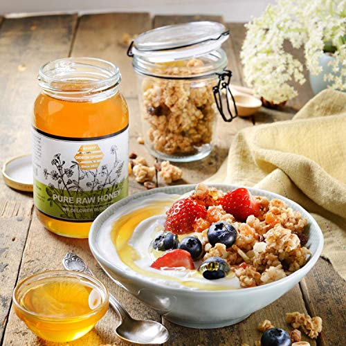 Gideon Spring Liquid Honey Wildflower Blossom, 100% Pure, Raw