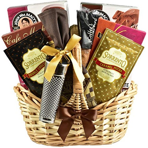 Gift Basket Village Cafe Coffee Lovers Gift Basket, 4 Pound