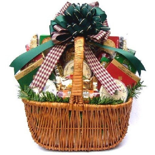 Gift Basket Village - A Cut Above, Holiday Cheese And Sausage Gi