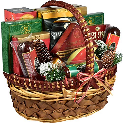 Gift Basket Village - A Cut Above, Holiday Cheese And Sausage Gi